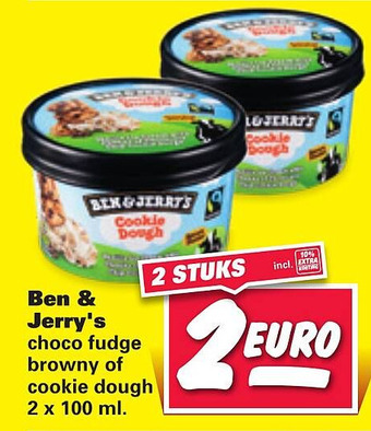 Nettorama Ben & Jerry's aanbieding