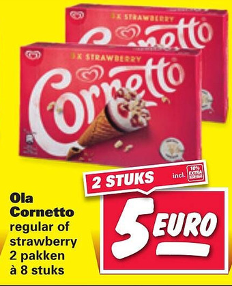 Nettorama Ola Cornetto aanbieding