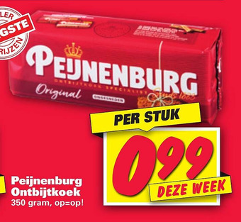 Nettorama Peijnenburg Ontbijtkoek aanbieding