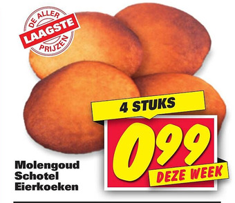 Nettorama Molengoud Schotel Eierkoeken aanbieding