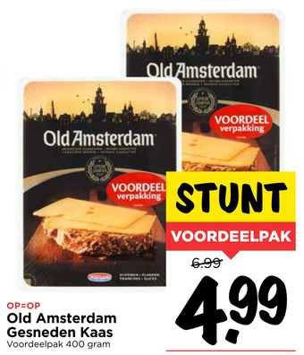 Vomar Voordeelmarkt Old Amsterdam Gesneden Kaas aanbieding