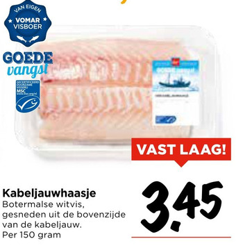 Vomar Voordeelmarkt Kabeljauwhaasje aanbieding