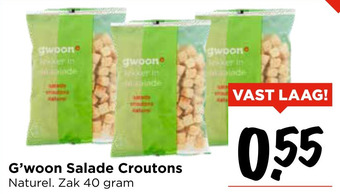 Vomar Voordeelmarkt G'woon Salade Croutons aanbieding