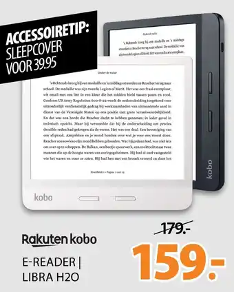 Expert Rakuten kobo E-READER | LIBRA H20 aanbieding