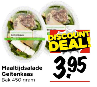 Vomar Voordeelmarkt Maaltijdsalade Geitenkaas aanbieding