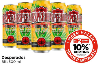 Vomar Voordeelmarkt Desperados Blik 500 ml aanbieding