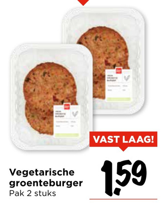 Vomar Voordeelmarkt Vegetarische groenteburger aanbieding