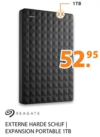 Expert SEAGATE Externe harde schijf | EXPANSION PORTABLE 1TB aanbieding