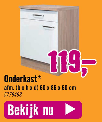 Hornbach Onderkast aanbieding