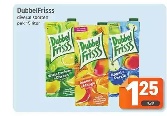 Dagwinkel Dubbelfrisss aanbieding