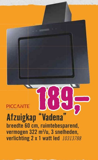 Hornbach Afzuigkap "Vadena" aanbieding