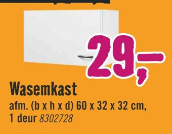 Hornbach Wasemkast aanbieding