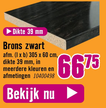 Hornbach Brons zwart aanbieding