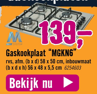 Hornbach Gaskookplaat "MGKNG" aanbieding