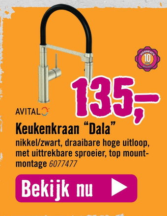 Hornbach 17 Keukenkraan "Dala" aanbieding