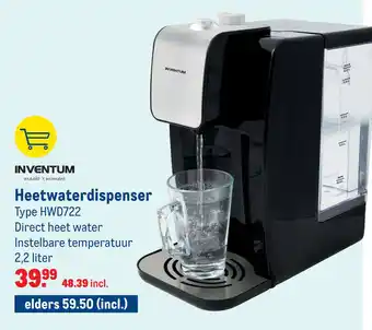 Makro Heetwaterdispenser aanbieding