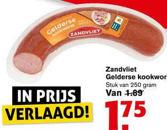 Hoogvliet Zandvliet gelderse kookworst aanbieding