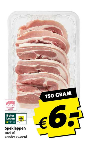 Boni Speklappen aanbieding