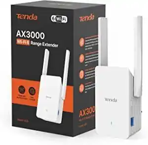 Amazon Tenda wifi versterker wifi repeater ax3000 (a33), wifi extender 6 wi-fi booster, 2 * 5dbi antennes, slimme led indicator, een aanbieding