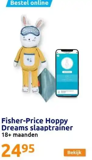 Action Fisher-price hoppy dreams slaaptrainer aanbieding