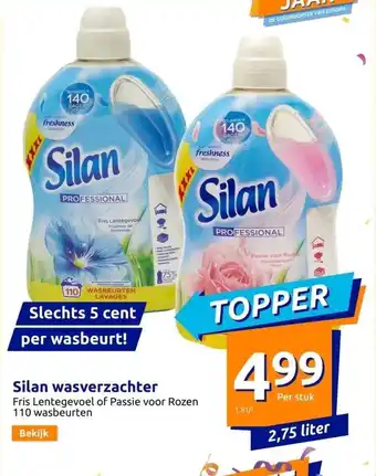 Action Silan wasverzachter aanbieding