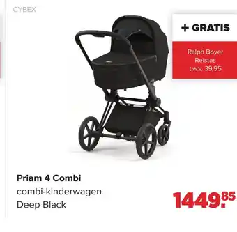 Baby-Dump Priam 4 combi combi-kinderwagen deep black aanbieding