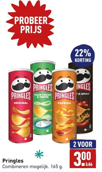 ALDI Pringles 165g aanbieding