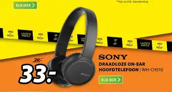 Expert Sony Draadloze On-Ear Hoofdtelefoon WH-CH510 aanbieding