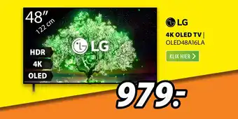 Expert LG 4K OLED TV OLED48A16LA aanbieding