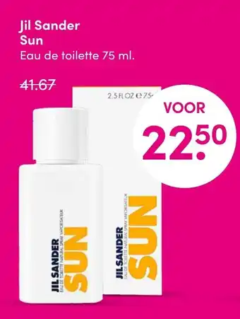 DA Jil sander sun 75ml aanbieding