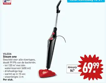 ALDI Vileda steam one aanbieding