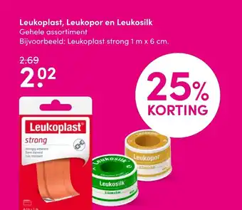 DA Leukoplast, leukopor en leukosik aanbieding