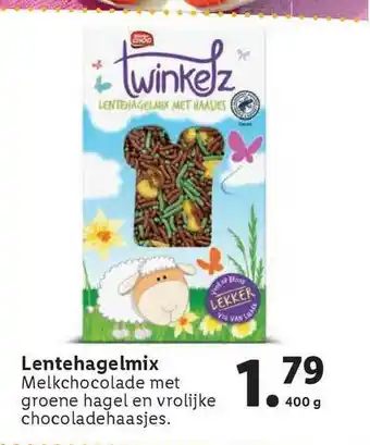 Lidl Lentehagelmix 400g aanbieding