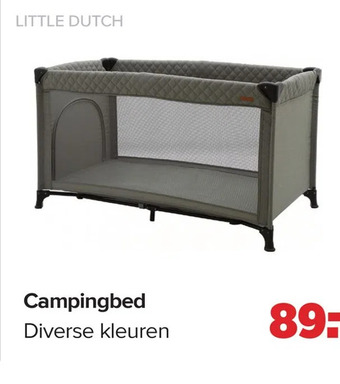 Baby-Dump Campingbed aanbieding