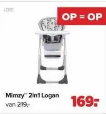 Baby-Dump Joie mimzy™ 2in1 logan kinderstoel aanbieding