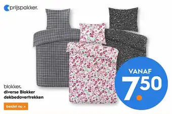 Blokker Diverse blokker dekbedovertrekken aanbieding