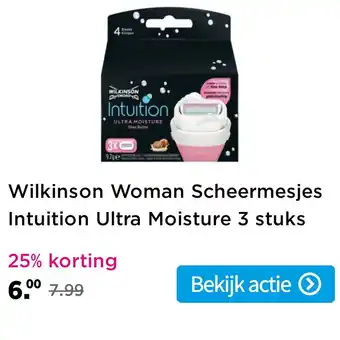 Plein.nl Wilkinson Woman Scheermesjes aanbieding