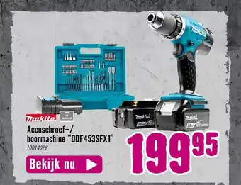 Hornbach Makita accuschroef--boormachine aanbieding