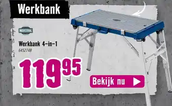 Hornbach Industrial werkbank 4-in-1 aanbieding