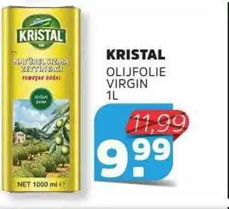 Sahan Supermarkten Kristal olijfolie virgin 1l aanbieding