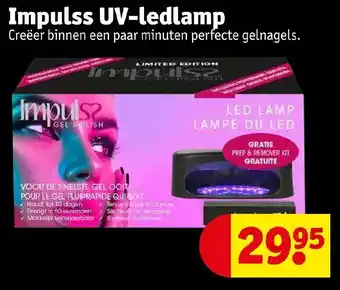 Kruidvat Impulss UV-ledlamp aanbieding