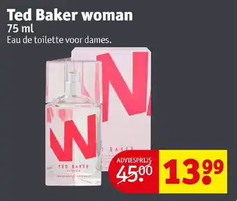 Kruidvat Ted baker woman 75ml aanbieding