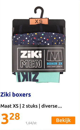 Action Ziki boxers aanbieding