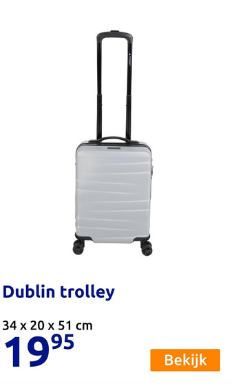 Action Dublin trolley aanbieding