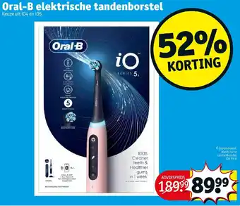 Kruidvat Oral-b elektrische tandenborstel aanbieding