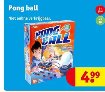 Kruidvat Pong ball aanbieding