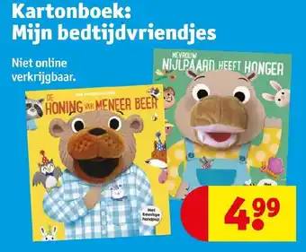 Kruidvat Kartonboek: mijn bedtijdvriendjes aanbieding