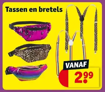 Kruidvat Tassen en bretels aanbieding