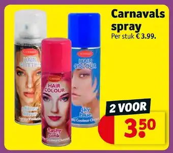 Kruidvat Carnavals spray aanbieding