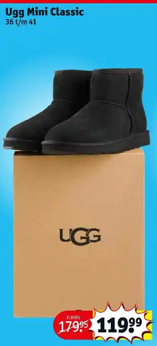 Kruidvat Ugg mini classic aanbieding